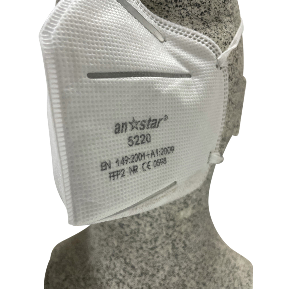 FFP2 Atemschutzmaske, Feinstaubmaske Faltmaske, Kopfbänder