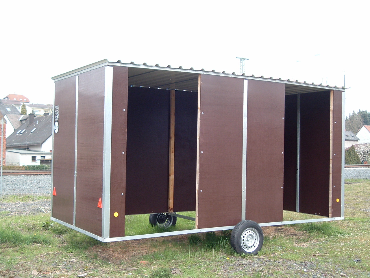 Fahrbare Weidehütten
