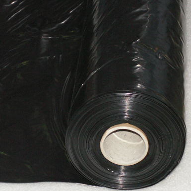 Baufolie schwarz, 6 m x 50 m x 0,20 mm