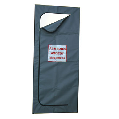 Staubschutztür mit Reißverschluß aus PVC(stabile Ausführung) 100 x 200 cm