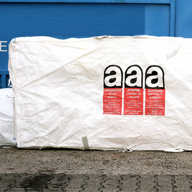Big Bag Plattenbag Asbest 120 x 70 x 110 cm