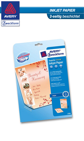 AVERY InkJet Papier 2581 - Fotopapier 2-seitig