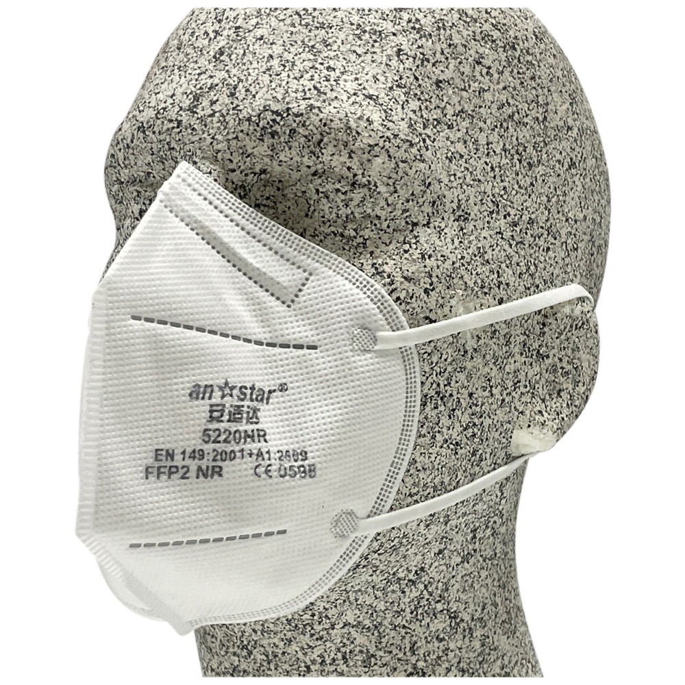 FFP2 Atemschutzmaske, Feinstaubmaske Faltmaske, Ohrbänder